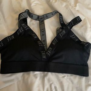 Black Nike sports bra